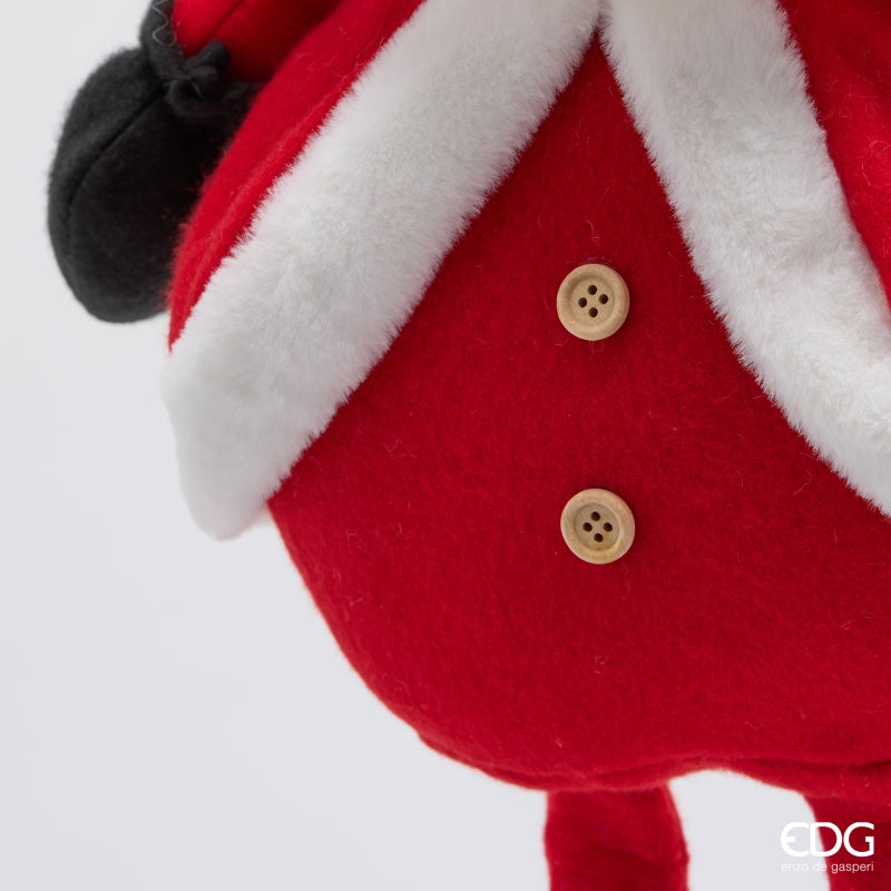 EDG Enzo De Gasperi Decoro Babbo Natale Telescopico White Red H70 cm – Decorazione di Natale