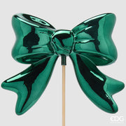 EDG Enzo De Gasperi Moño Decorativo Verde 63x23x6 cm – Adorno Navideño