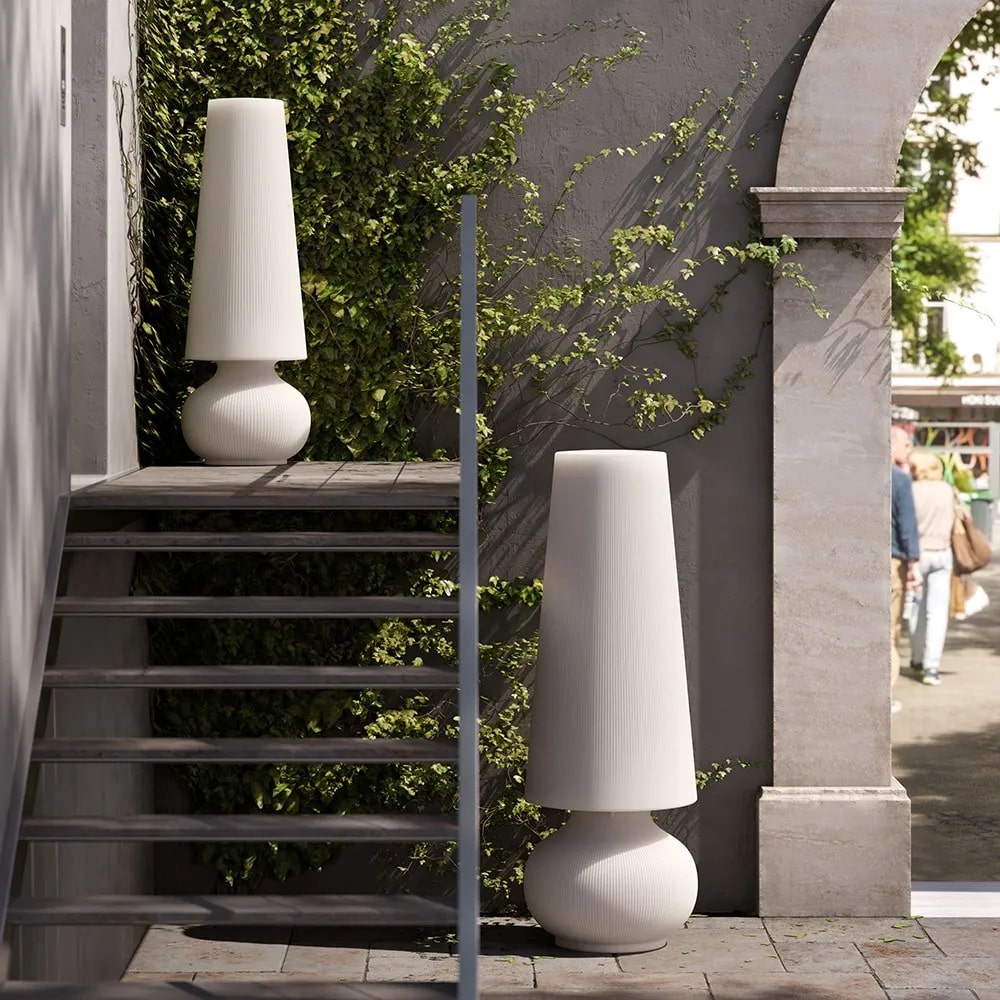 plust plust lampada fade m light indoor outdoor kit luce led white light