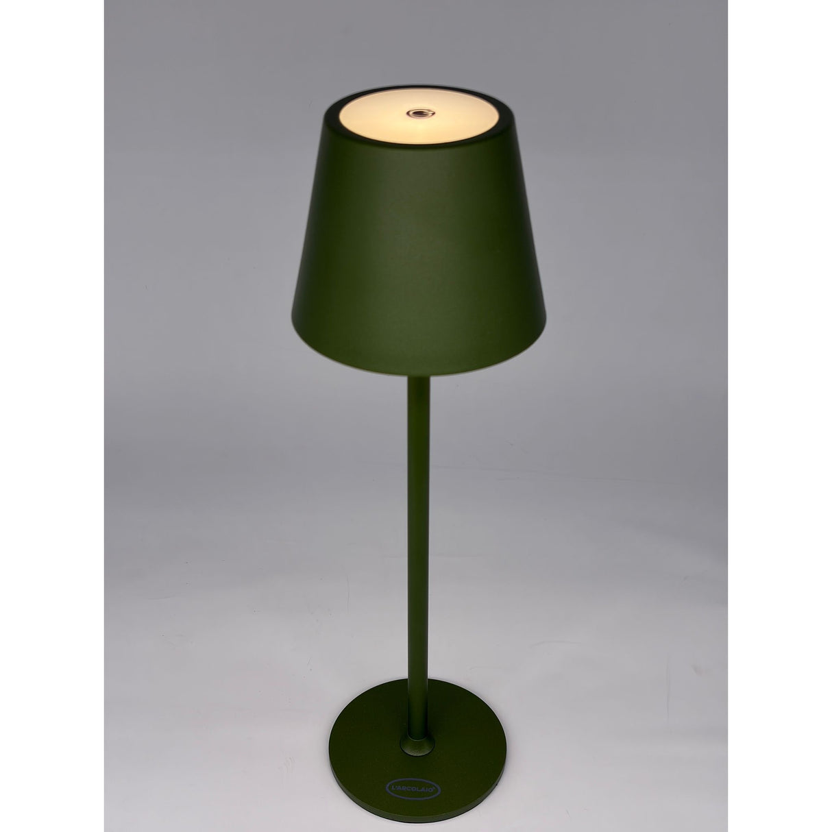 Lámpara LED Táctil Recargable L'Arcolaio H 38 Cm 10 x 10 Cm IP54 Round Pro Oliva