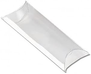 ARPIMEX Portaconfetti Tubo Transparente PVC 3,5 x 2 x 11,5 Cm 50 Pz