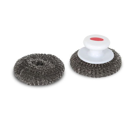 le marquier le marquier set 2 spugnette con impugnatura inox ean 3339380078741