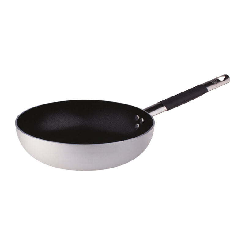 AGNELLI Sartén Biselada Alta Antiadherente Aluminio con Mango Cool D 40 Cm