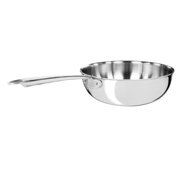 AGNELLI Sartén Mantequera Aluinox 3Ply Brillo con 1 Mango Ø 28 cm