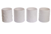 ARPIMEX Vasetto Portavelas Navidad D 8,8 Cm H 10 Cm Surt. Cristal Blanco 1 Pz