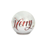 tognana tognana sfera natale con led d 12 cm christmas mirror silver vetro rosso ean 8056444359268