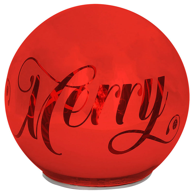 tognana tognana sfera natale con led d 15 cm christmas mirror red vetro rosso ean 8056444359343