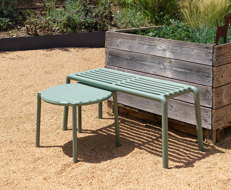 Nardi Doga Bench New Panchina da Esterno Bianca 102,5 x 44 x 39 cm – Panchina Moderna per Giardino e Terrazzo
