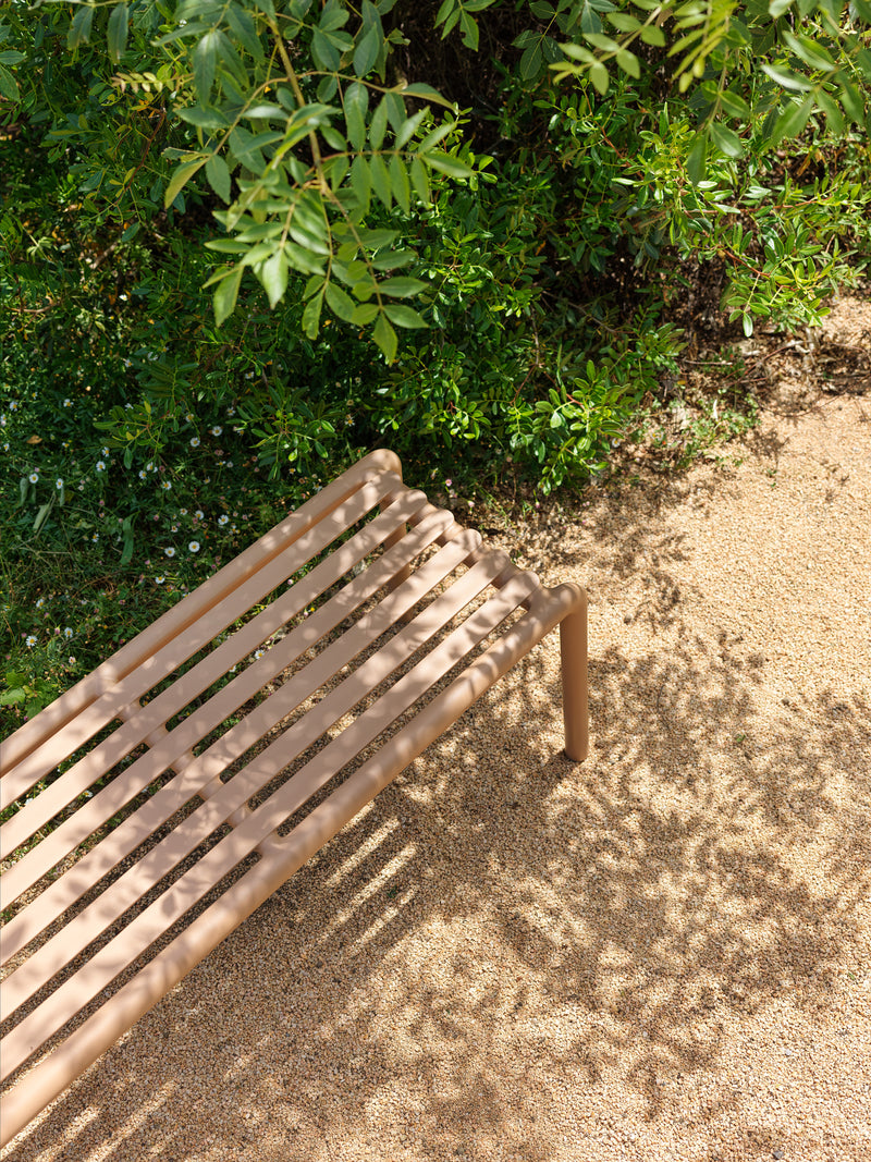 Nardi Doga Bench New Panchina da Esterno Tabacco 102,5 x 44 x 39 cm – Panchina Moderna per Giardino e Terrazzo