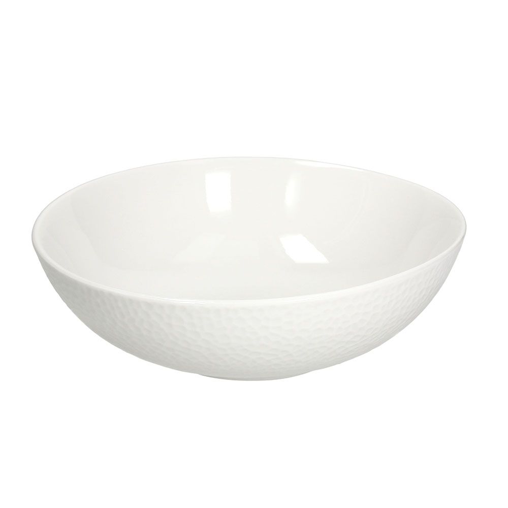 Tognana Golf Blanco Ensaladera de Porcelana Ø22 cm – Bol Elegante para Ensaladas y Guarniciones, Accesorio para la Mesa