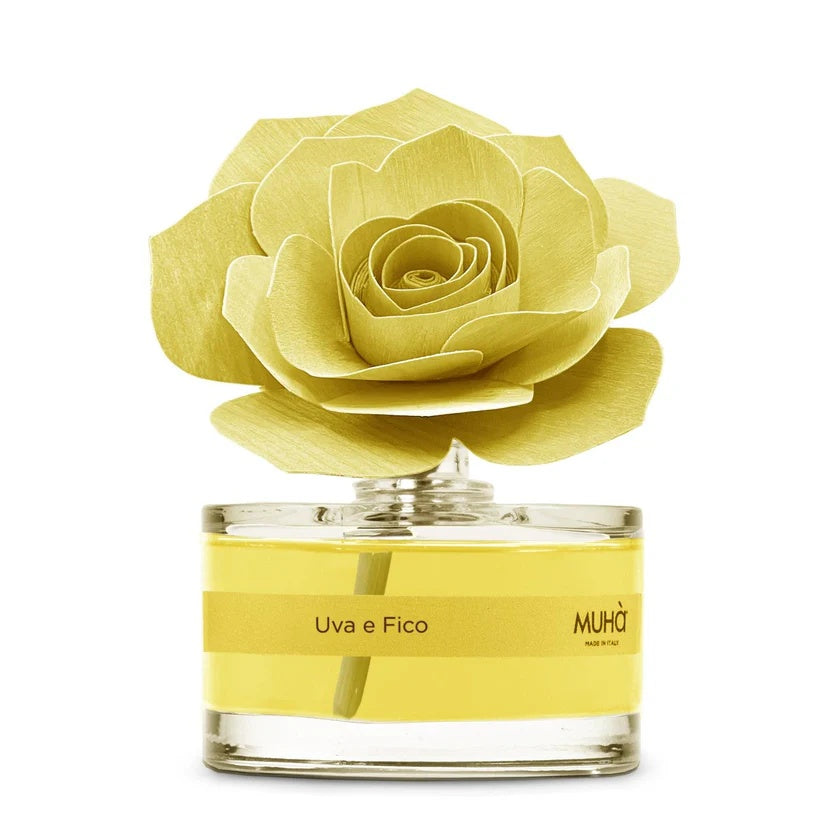 Diffusor Muhà Rosa Amarilla Bomboniera Uva e Higo 50ml