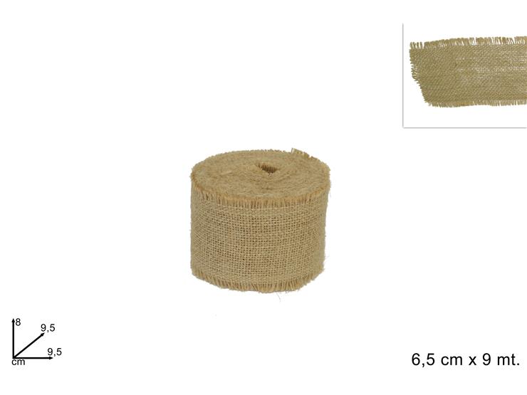 DUE ESSE DISTRIBUZIONI Rollo Yute H 6,5 Cm L 9 Mt Avellana
