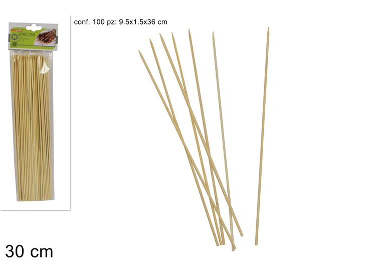 DUE ESSE DISTRIBUZIONI Pinchos Bambú 30 Cm 100 Uds