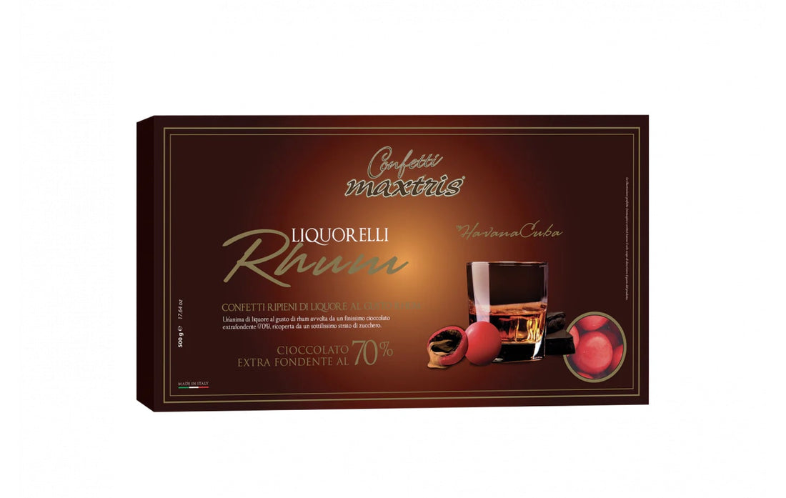 Maxtris Confites Licorelli Ron 500 Gr Ángulo Cubano