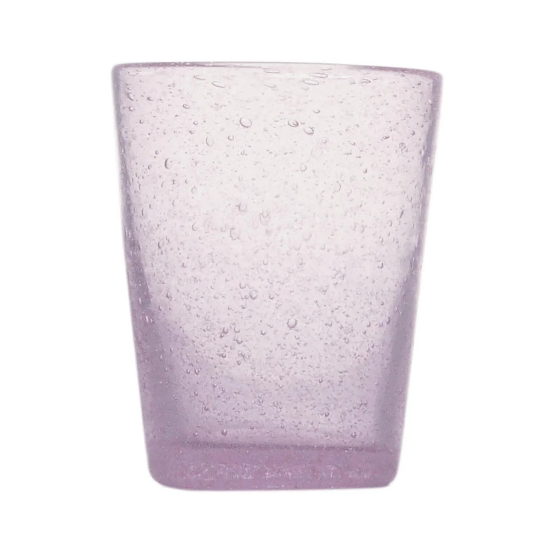 Zani Serafino Vaso de Agua Tumbler Mauve en Pasta de Vidrio