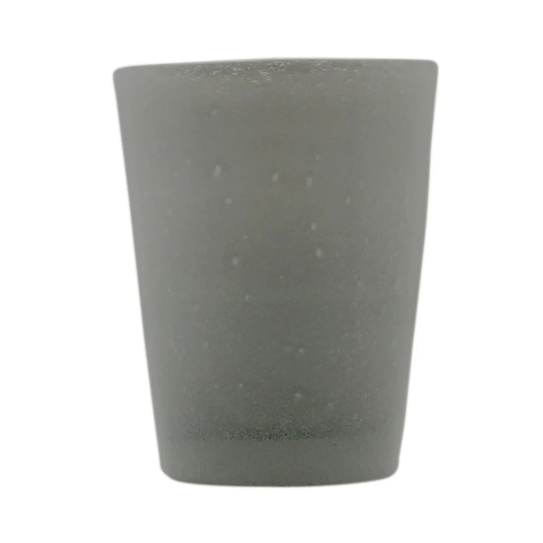 Vaso Zani Serafino Tumbler Color Piedra en Pasta de Vidrio