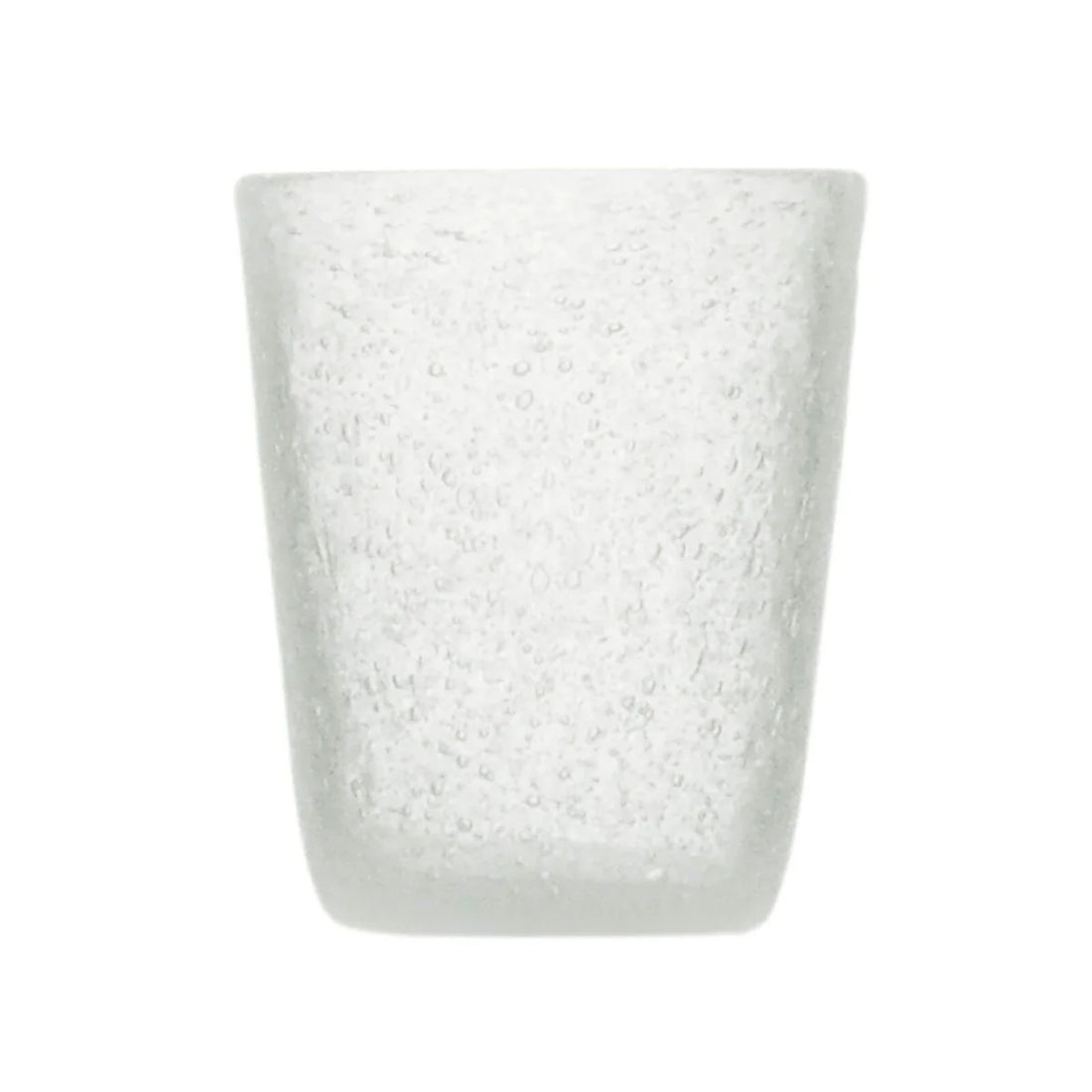 Vaso Zani Serafino para Agua White Transparent en Pasta de Vidrio