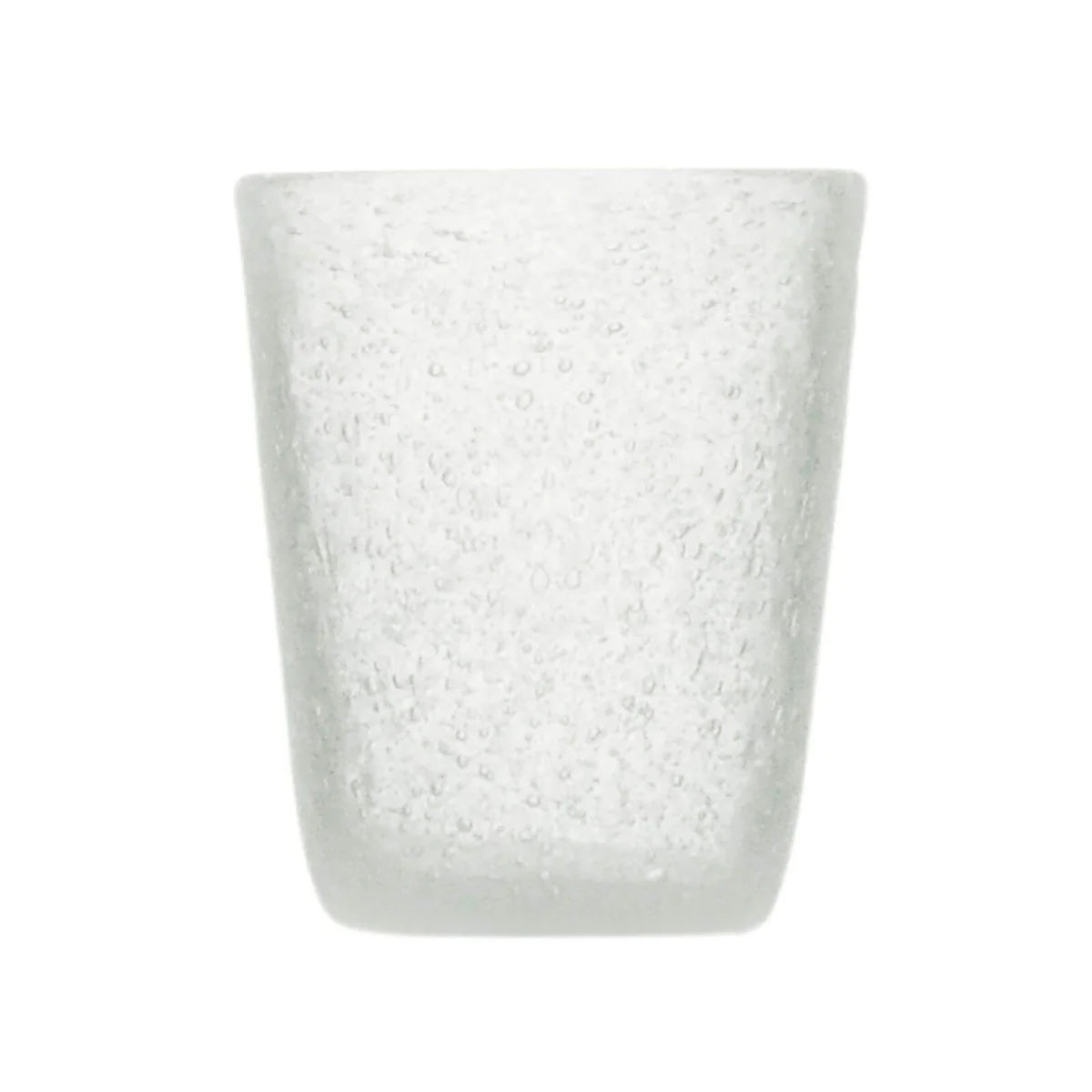 Vaso Zani Serafino para Agua White Transparent en Pasta de Vidrio