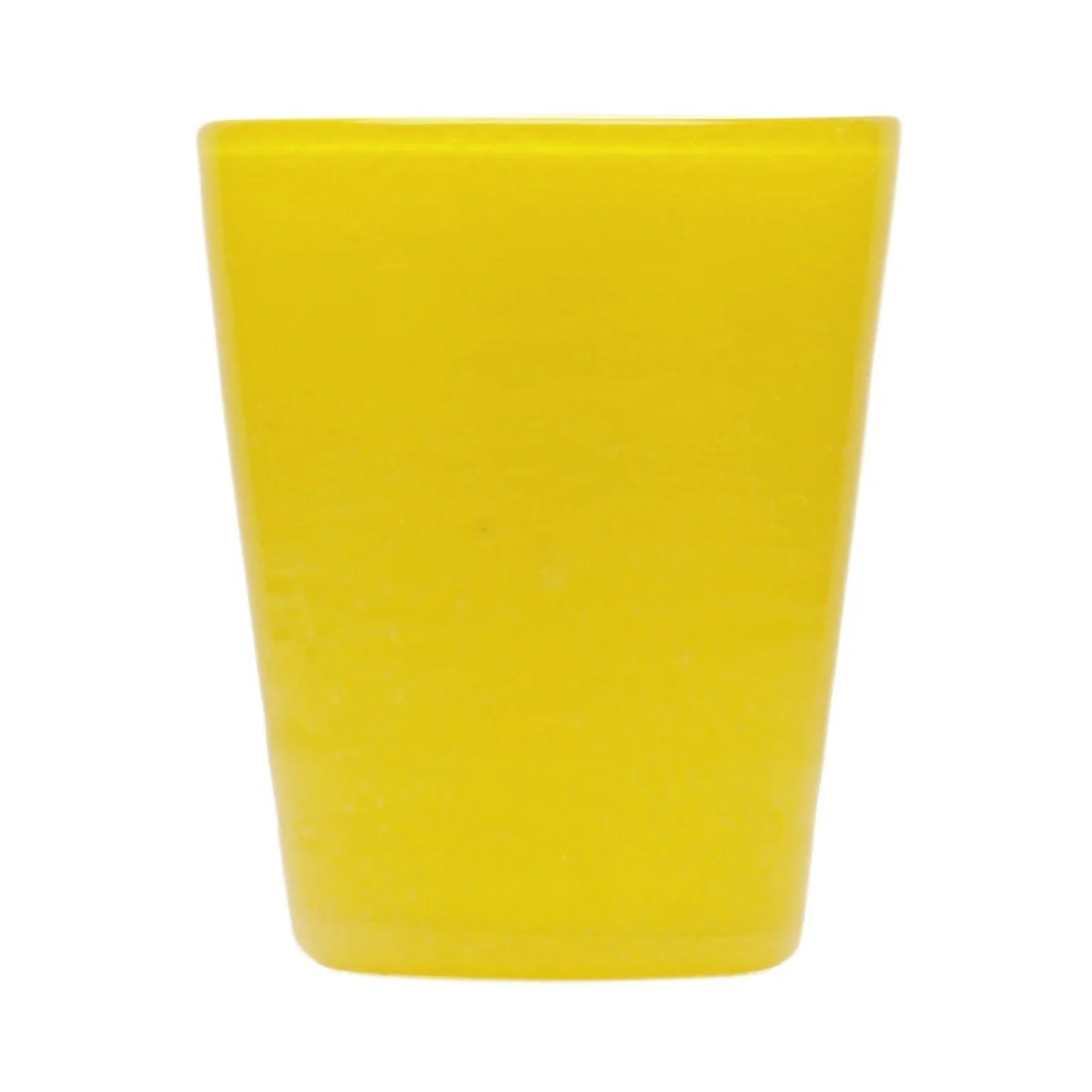 Zani Serafino Memento Tumbler Vaso de Agua Yellow Solid 30cl en Pasta de Vidrio