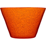 Cuenco Zani Serafino Small Bowl Memento Synth en Metacrilato D 11,50 Cm Color Naranja
