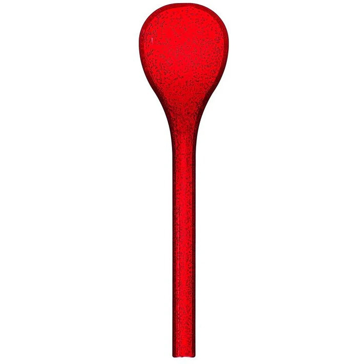 Zani Serafino Cubiertos de Ensalada Salad Server Me Synth Metacrilato Rojo