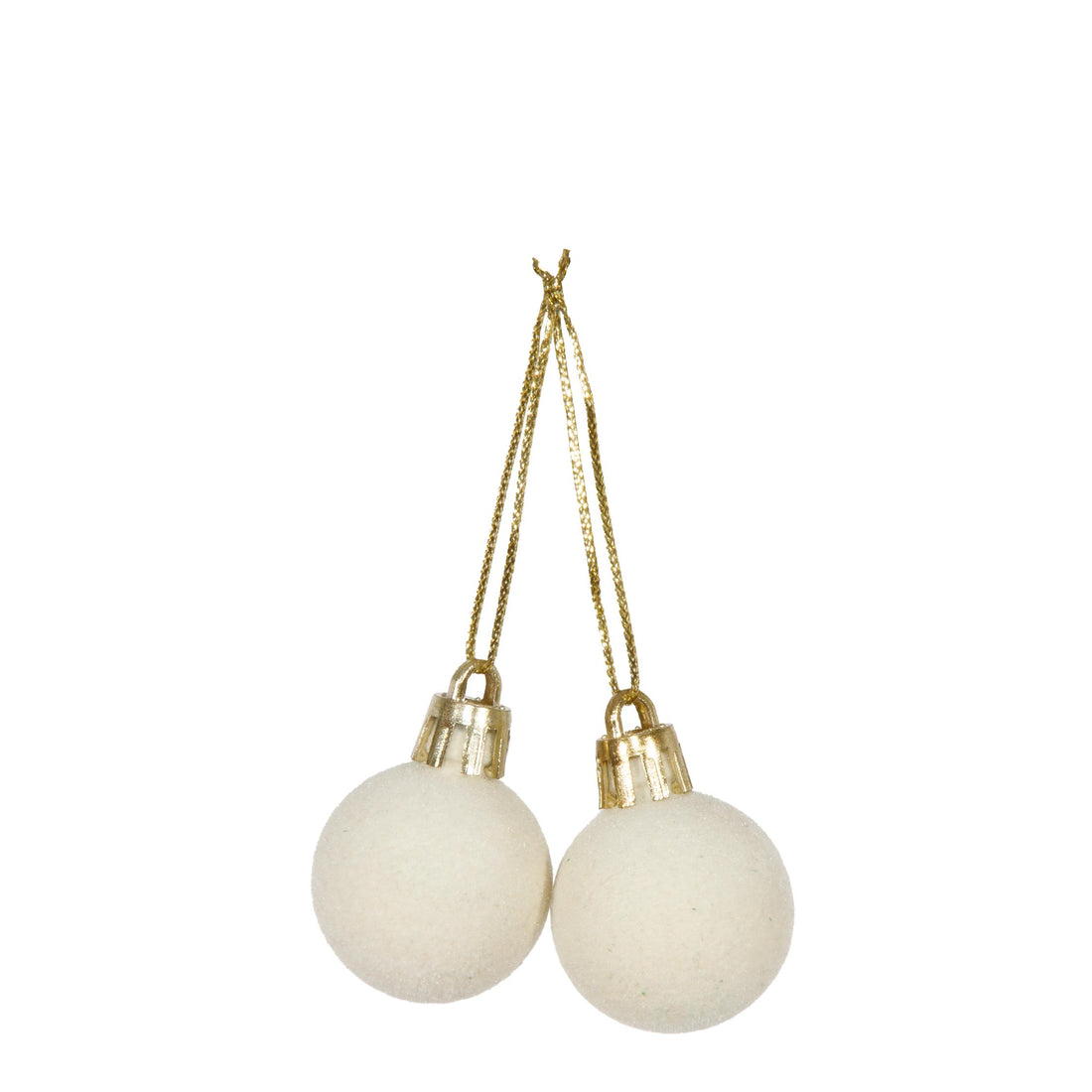 Piovaccari Set de 12 Campanillas Navideñas Blancas Ø2 cm – Campanillas Decorativas para Árbol de Navidad, Guirnaldas, Adornos y Manualidades