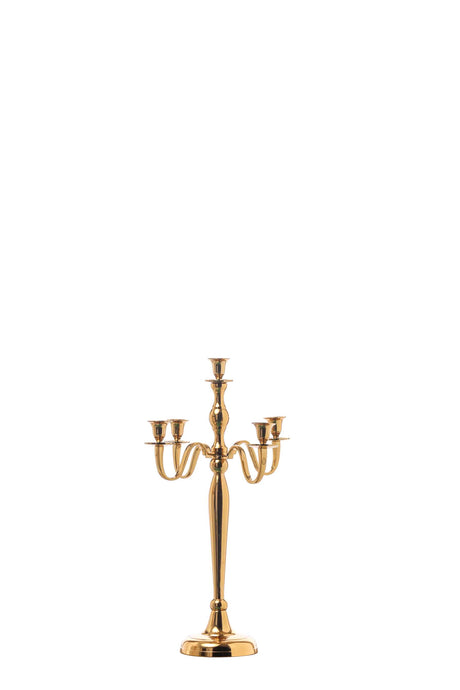 arpimex arpimex portacandela metallo 5 fiamme 60 cm gold ean 8018318467684