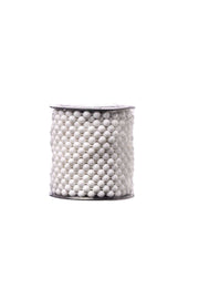 ARPIMEX Guirnalda Perlas Navidad D 6 Mm L 10 Mt Plástico Blanco