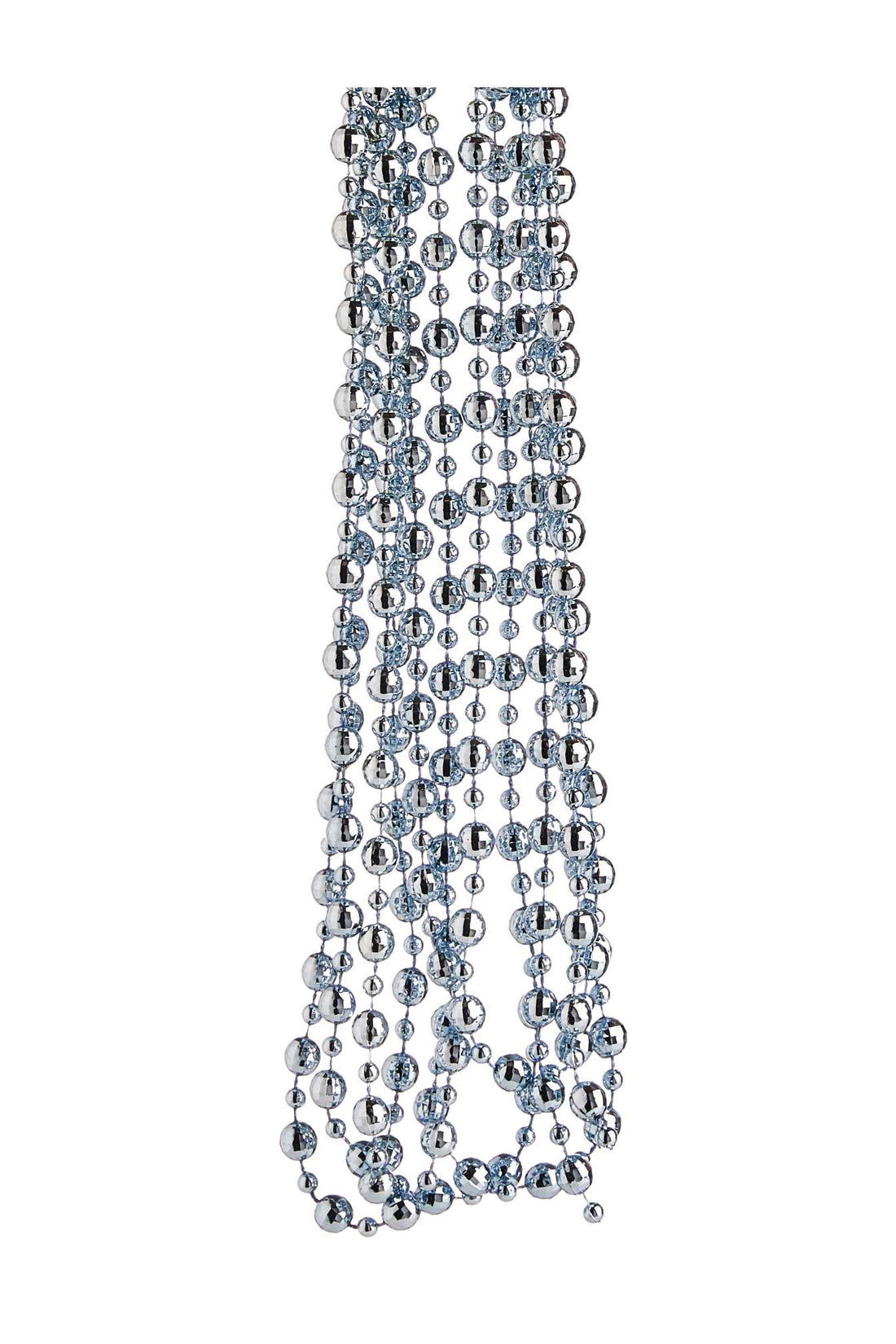 ARPIMEX Collar Navidad Perlas Plástico D 8 Mm 2,7 Mt Azul