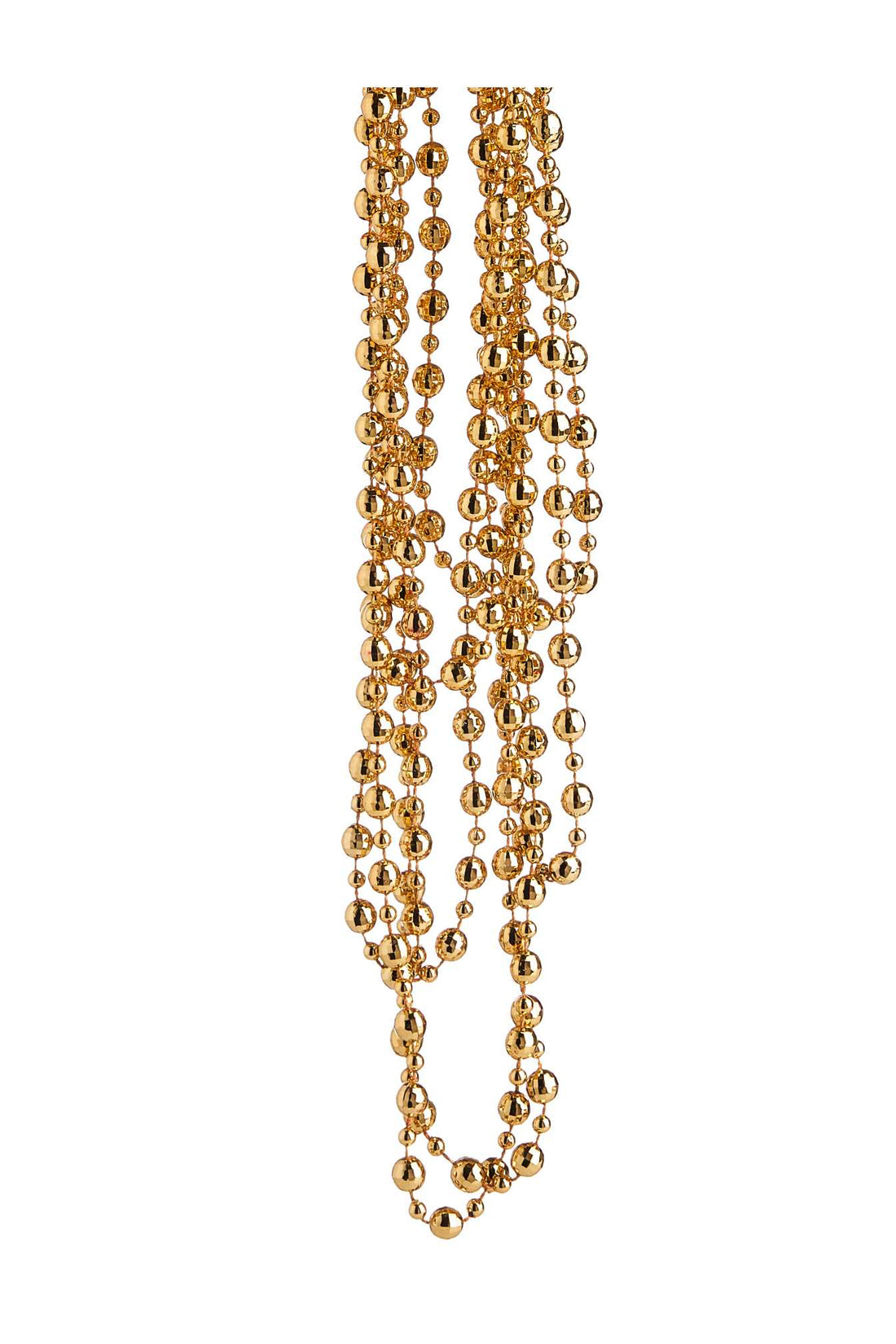 ARPIMEX Collar Navideño Perlas Plástico D 8 Mm 2,7 M Oro