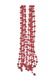 ARPIMEX Collar Navidad Perlas Plástico D 8 Mm 2,7 Mt Rojo