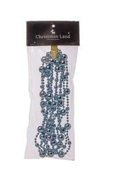 Collar ARPIMEX Navidad Perlas Plástico D 14 Mm 2,7 Mt Azul