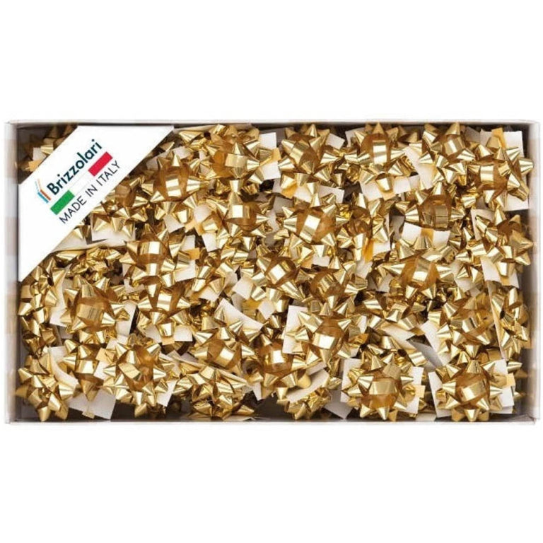 Brizzolari Coccarde Stella Splendid Oro 6,5mm 100 piezas