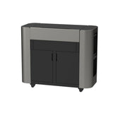 le marquier le marquier plancha exclusive 375 gas con mobiletto 2 ante nero grigio ean 3339380172555