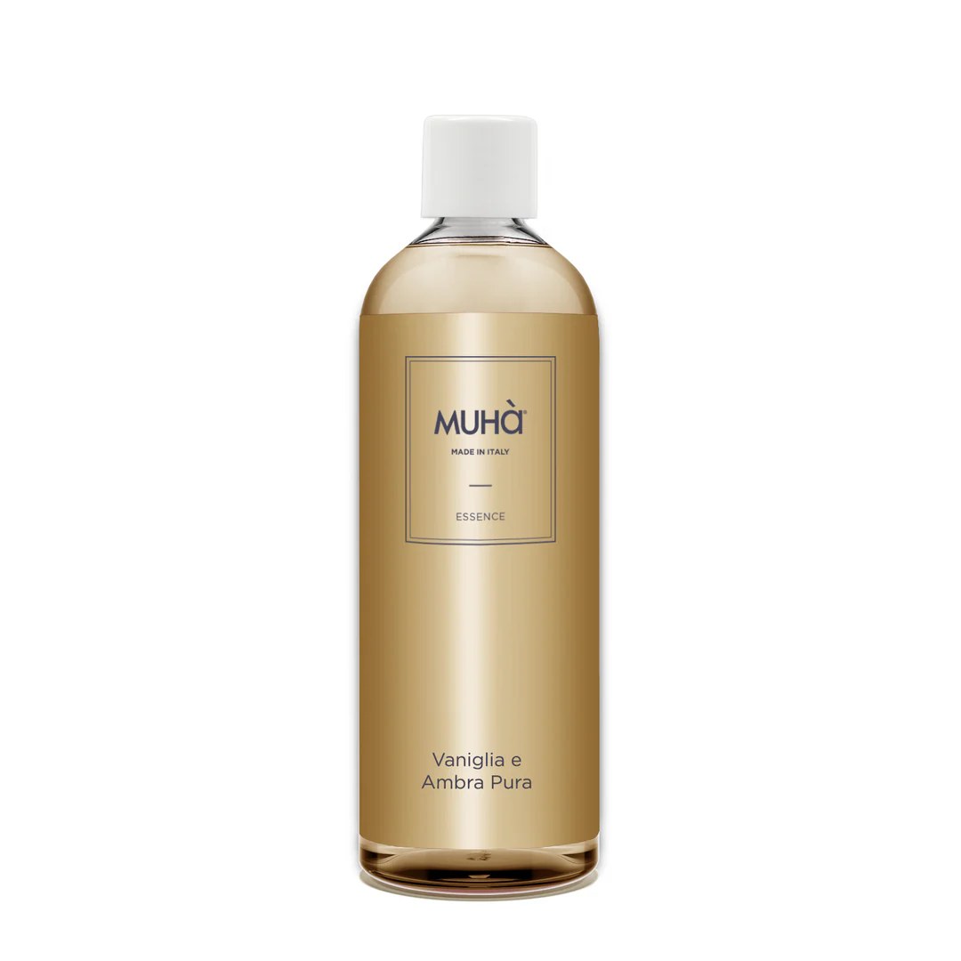 Muhà Recarga Essence Refill Perfumador Vainilla y Ámbar Puro 500 Ml