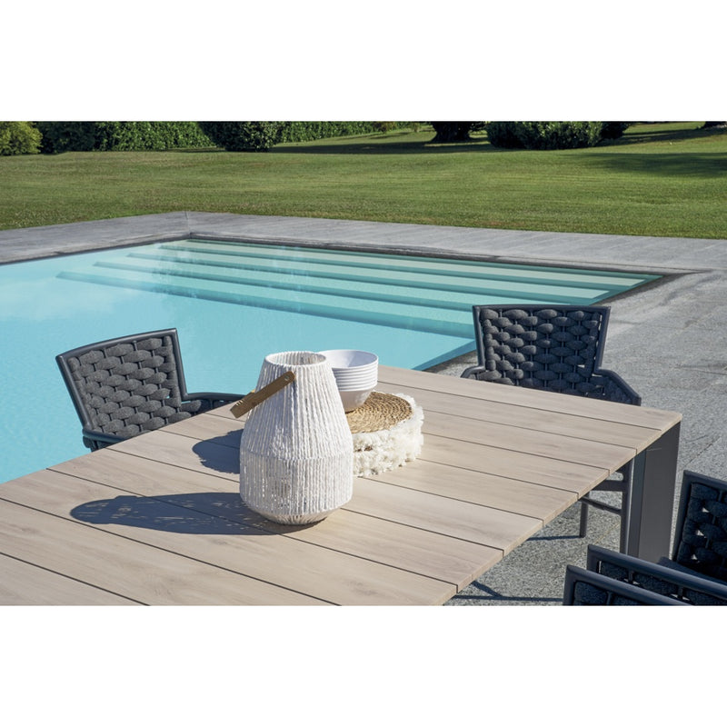 Mesa Extensible Moia Greenwood Arenzano Antracita Efecto Madera 211/276 cm