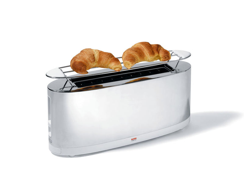 Tostador Alessi con Rejilla Calienta Tostadas Blanco