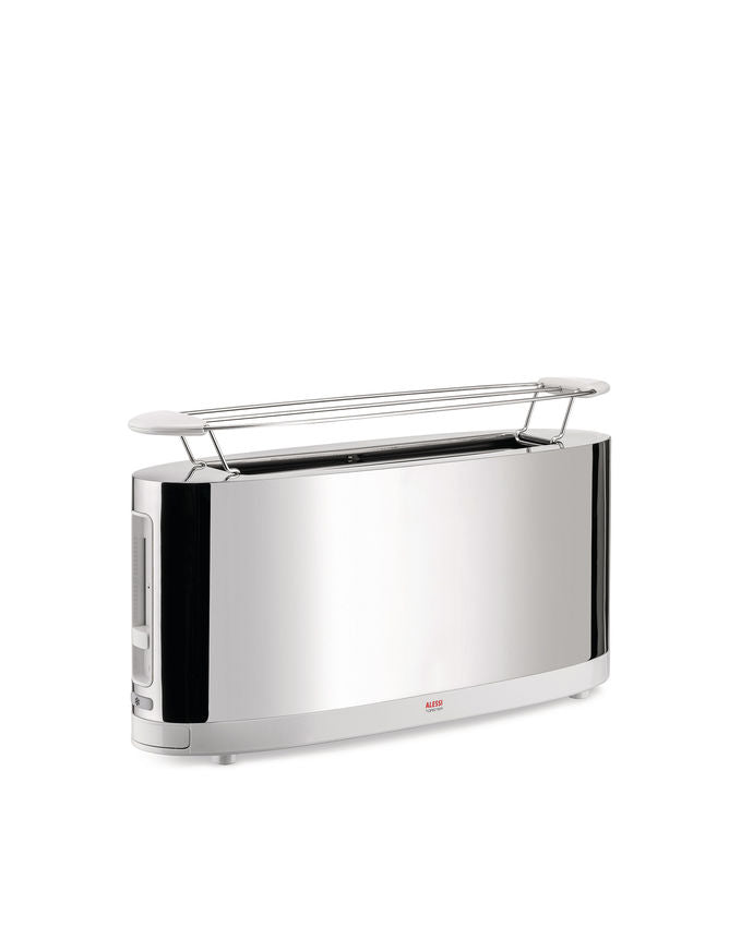 Tostador Alessi con Rejilla Calienta Tostadas Blanco