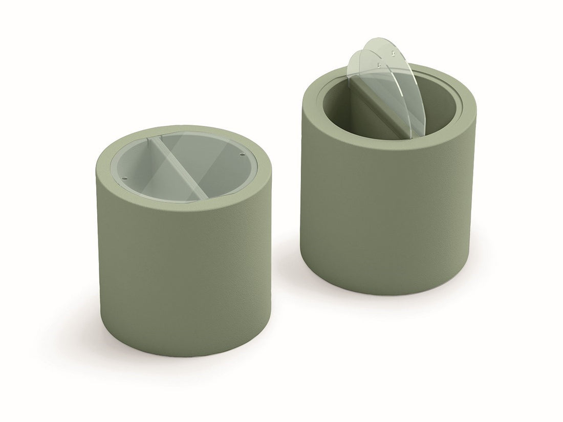 Veca S.p.a. Mesa Blok Party Cilíndrica D 55 Cm Jade