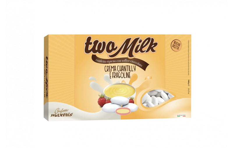 Maxtris Confites Two Milk Crema Chantilly y Fresas 1 Kg