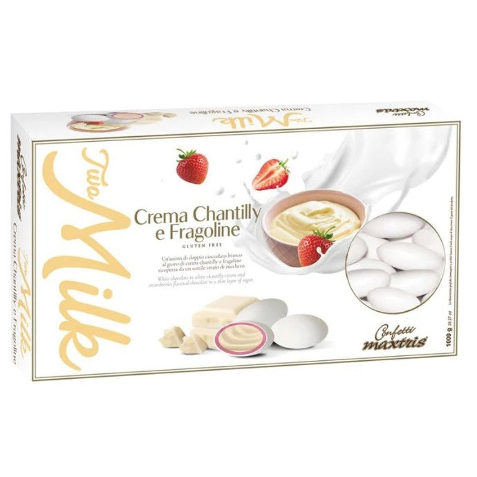 Maxtris Confites Two Milk Crema Chantilly y Fresas 1 Kg