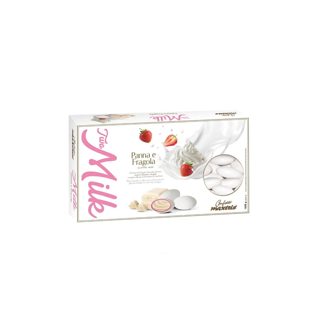Maxtris Confites Two Milk Nata y Fresa 1 Kg