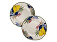 rose tulipani rose tulipani limu set 2 piatti piani d 27 cm agrumi melamina ean 8018594836068