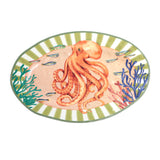 ROSE & TULIPANI Litorale Bandeja Ovalada 45 x 30 Cm Pulpo Melamina