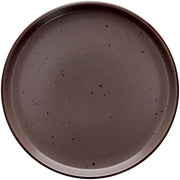 Tognana Urban Bruges Piatto Piano in Stoneware Marrone Ø27xH2,5 cm – Piatto Elegante in Gres per la Tavola
