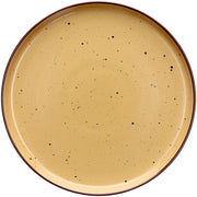 Tognana Urban Bruges Plato Llano en Stoneware Ocra Ø27xH2,5 cm – Plato Elegante en Gres para la Mesa