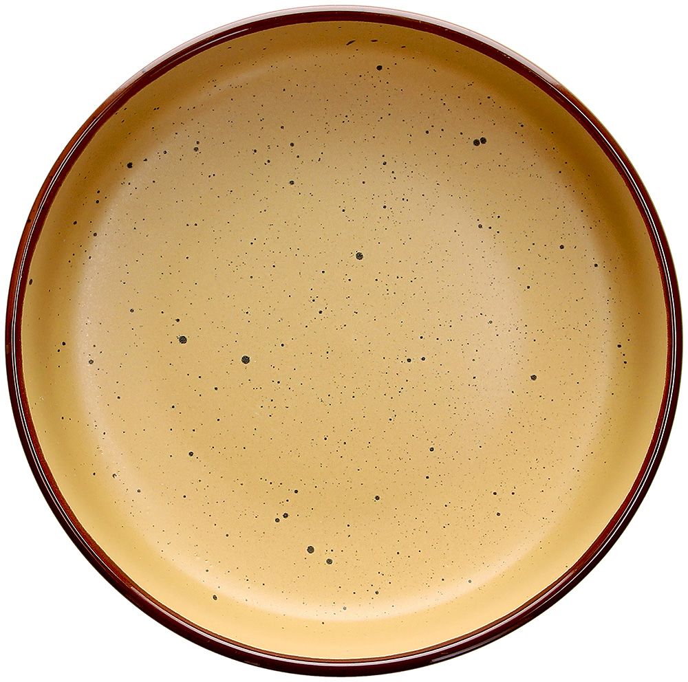 Tognana Urban Bruges Plato Hondo en Gres Ocra Ø18,5xH5,5 cm – Plato Elegante en Gres para la Mesa