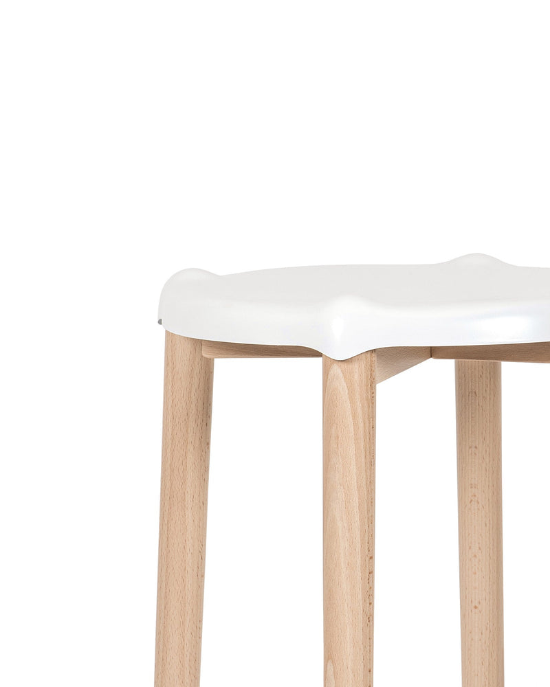 Alessi Poêle sgabello PS22 W bianco, design Philippe Starck – foto 4