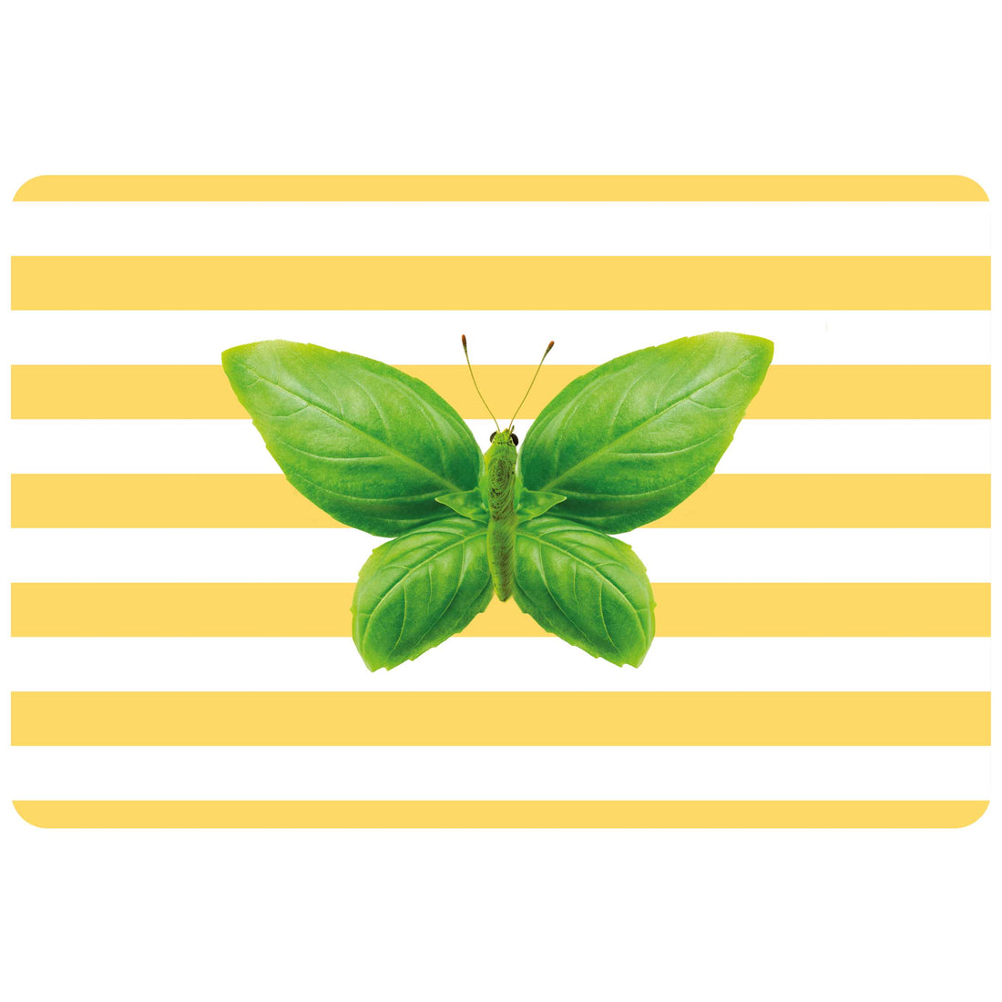 WD LifeStyle Mantel Individual Doble Cara 43 x 30 Cm en PVC Decoración Mariposa
