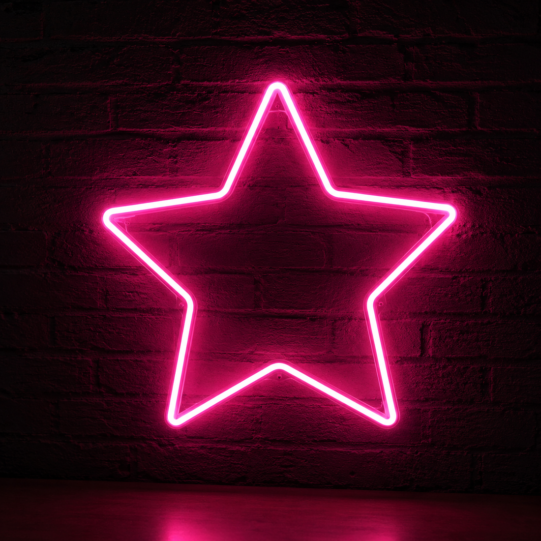 EDG Enzo De Gasperi NeonLed Estrella de Navidad Doble Cara D 60 Cm 240 Led Rosa